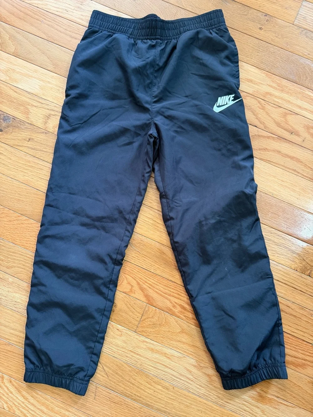 Nike Kids Black Track Pants with with Logo